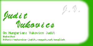 judit vukovics business card